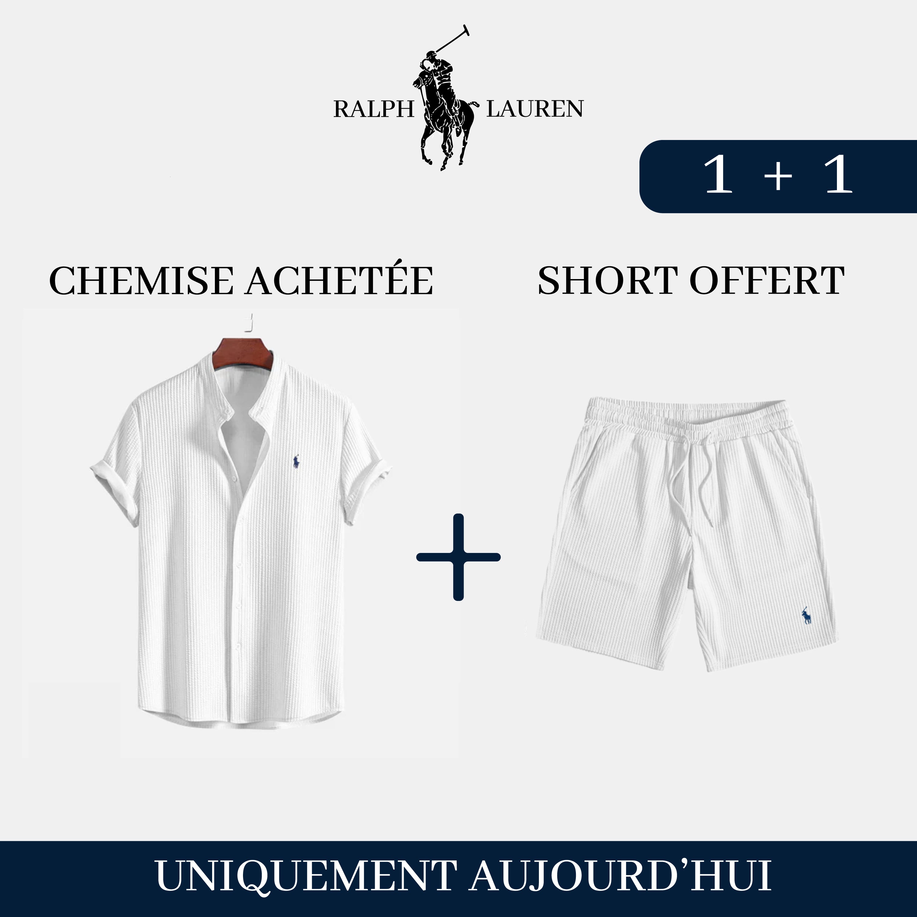 RL Exclusive Pack: Elegant Shirt + Free Shorts